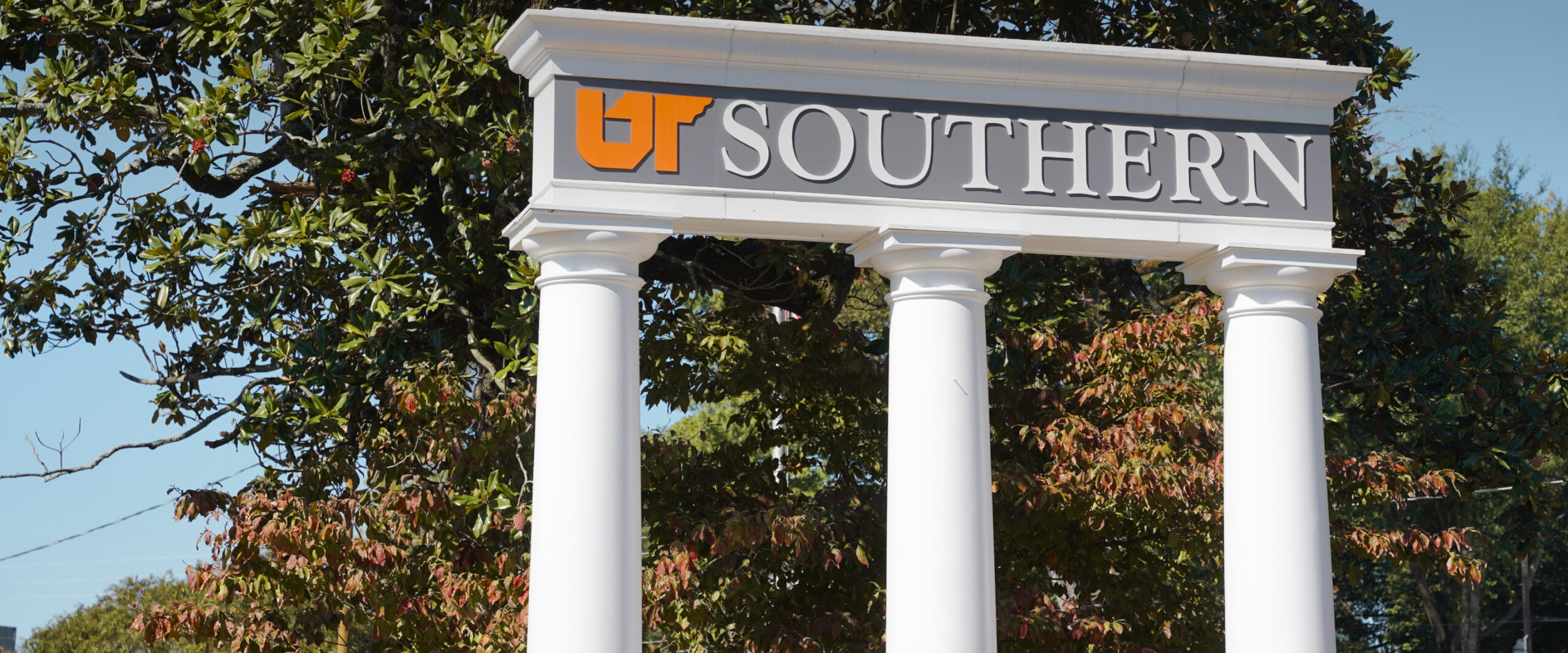 UT Southern pillars